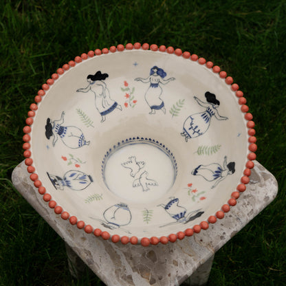 Circle of Joy Centerpiece Bowl